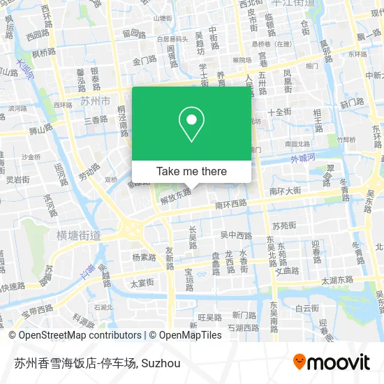 苏州香雪海饭店-停车场 map