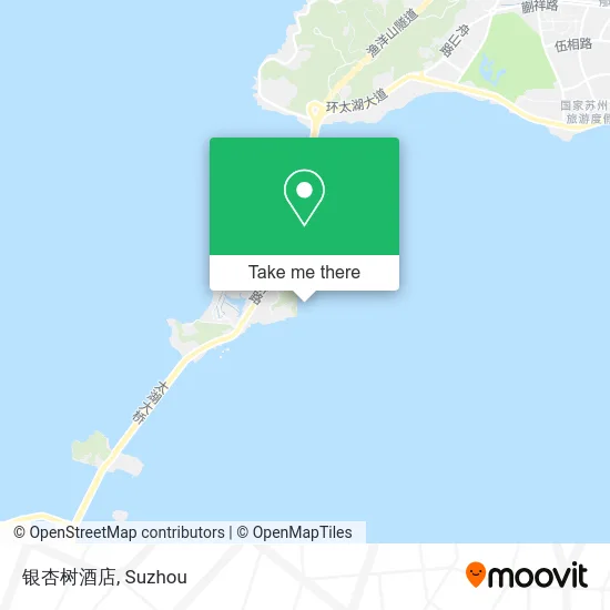 银杏树酒店 map
