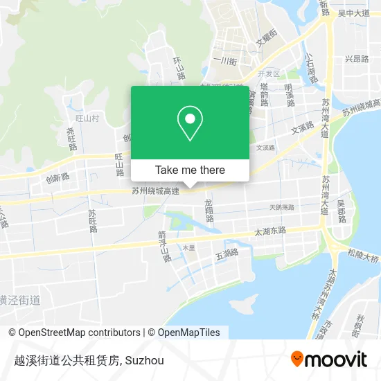 越溪街道公共租赁房 map