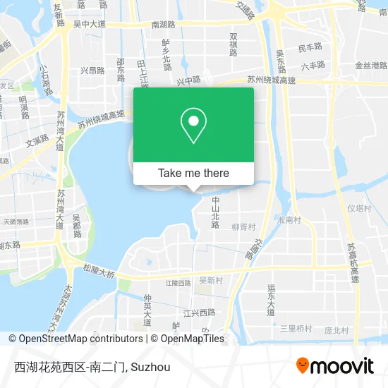 西湖花苑西区-南二门 map