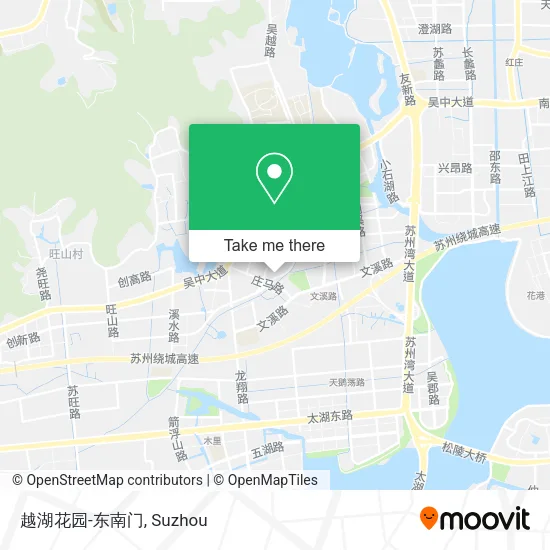越湖花园-东南门 map