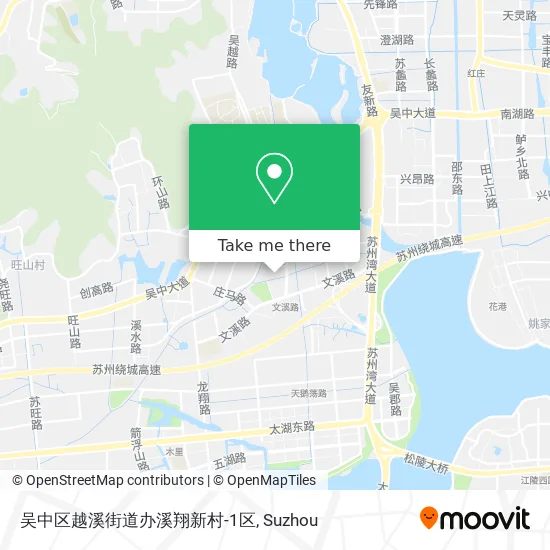 吴中区越溪街道办溪翔新村-1区 map
