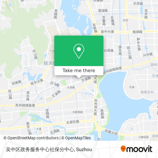 吴中区政务服务中心社保分中心 map