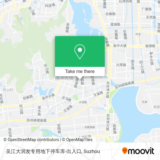 吴江大润发专用地下停车库-出入口 map