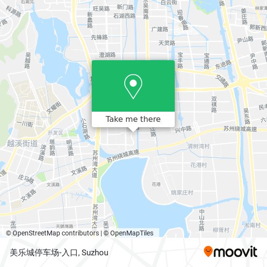 美乐城停车场-入口 map