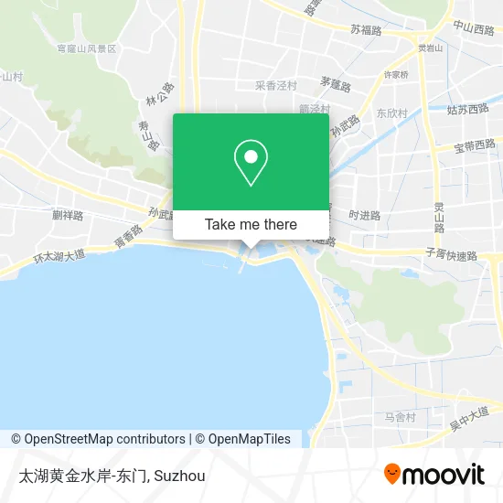 太湖黄金水岸-东门 map