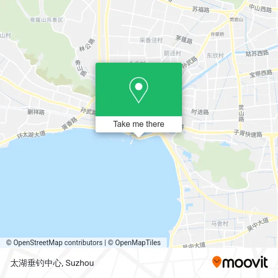 太湖垂钓中心 map