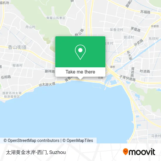 太湖黄金水岸-西门 map