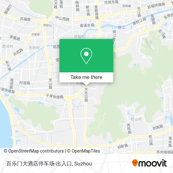 百乐门大酒店停车场-出入口 map