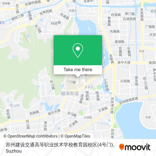 苏州建设交通高等职业技术学校教育园校区(4号门) map