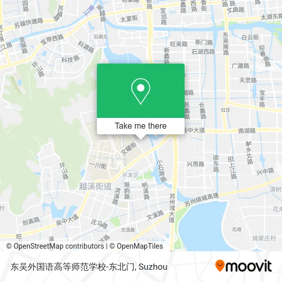 东吴外国语高等师范学校-东北门 map
