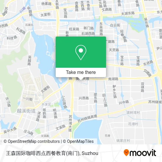 王森国际咖啡西点西餐教育(南门) map