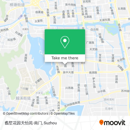 蠡墅花园天怡苑-南门 map