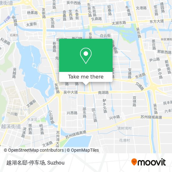 越湖名邸-停车场 map