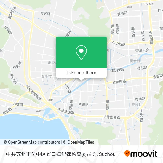 中共苏州市吴中区胥口镇纪律检查委员会 map