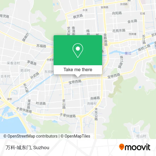 万科-城东门 map