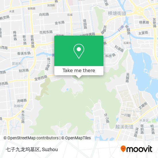 七子九龙坞墓区 map