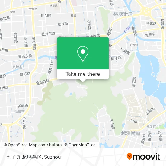 七子九龙坞墓区 map
