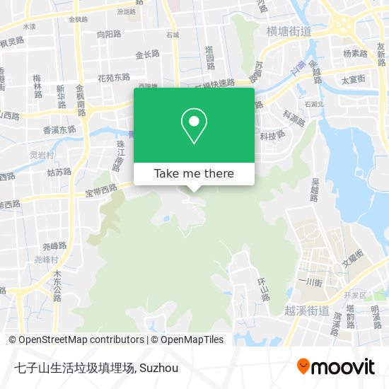 七子山生活垃圾填埋场 map