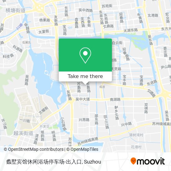 蠡墅宾馆休闲浴场停车场-出入口 map