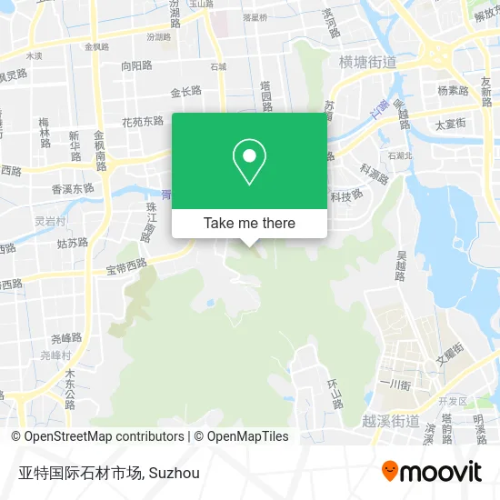 亚特国际石材市场 map
