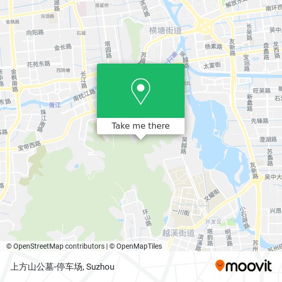 上方山公墓-停车场 map