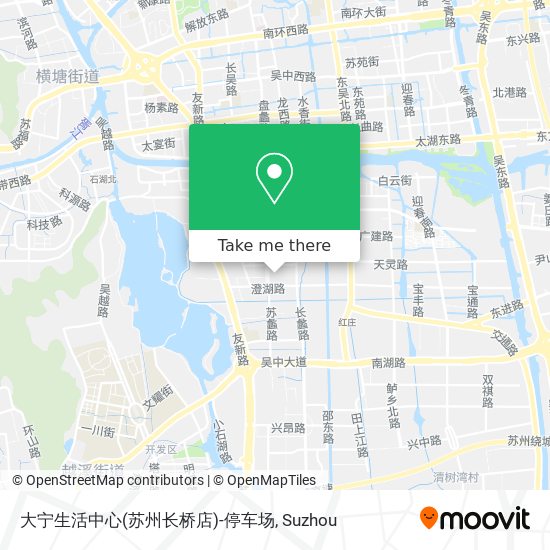 大宁生活中心(苏州长桥店)-停车场 map