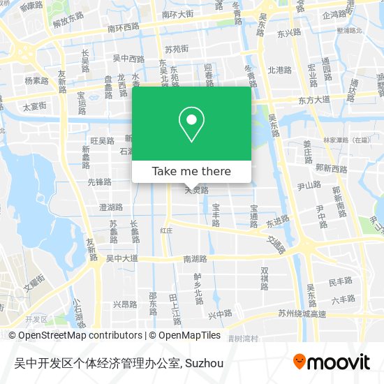 吴中开发区个体经济管理办公室 map