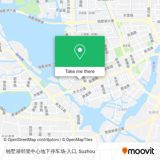 独墅湖邻里中心地下停车场-入口 map