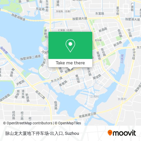 脉山龙大厦地下停车场-出入口 map