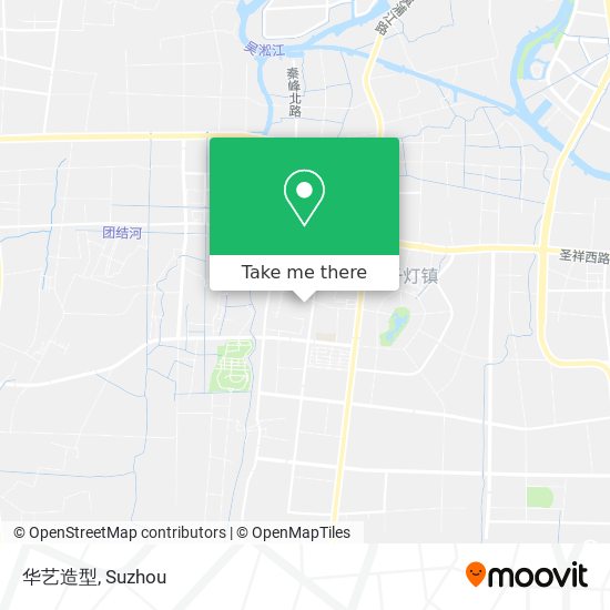 华艺造型 map