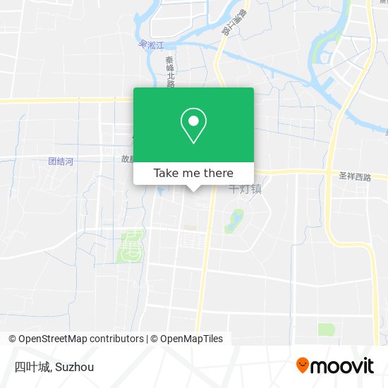 四叶城 map
