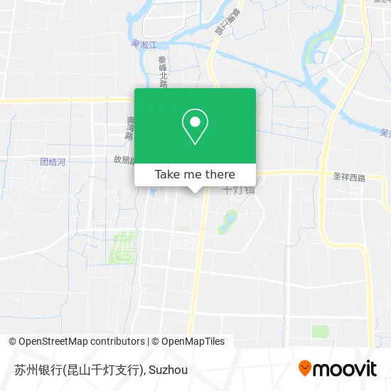 苏州银行(昆山千灯支行) map