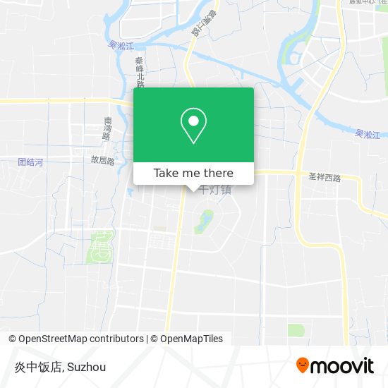 炎中饭店 map