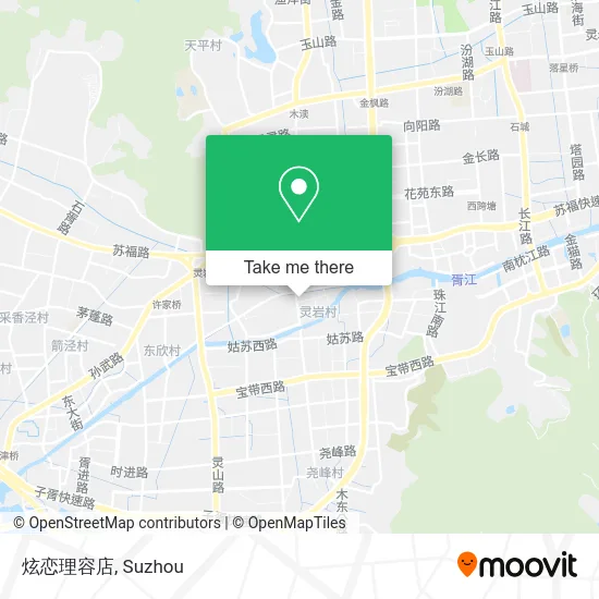 炫恋理容店 map