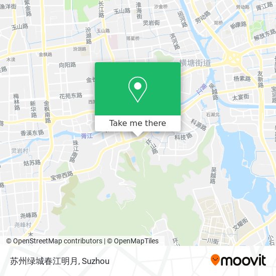 苏州绿城春江明月 map