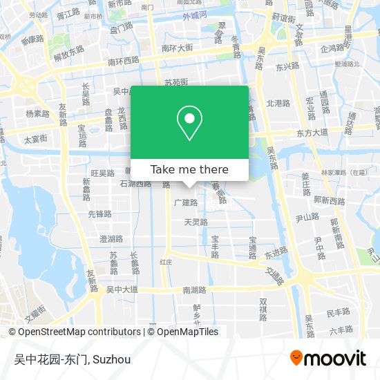 吴中花园-东门 map