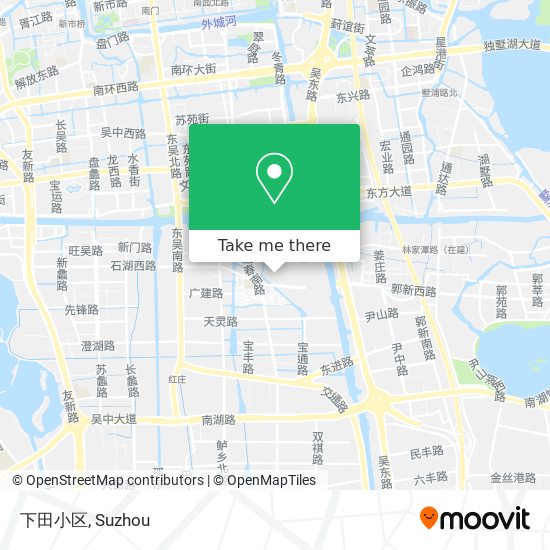 下田小区 map
