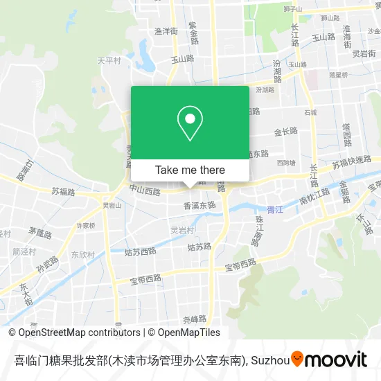 喜临门糖果批发部(木渎市场管理办公室东南) map
