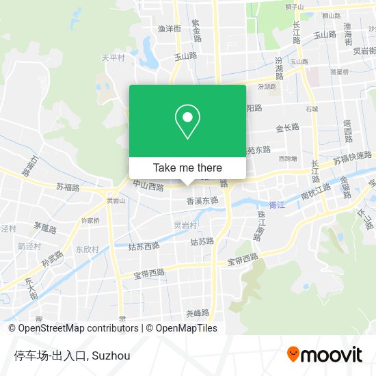 停车场-出入口 map