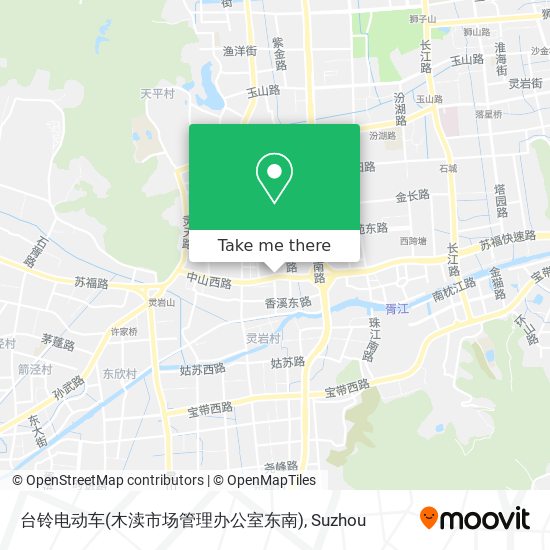 台铃电动车(木渎市场管理办公室东南) map