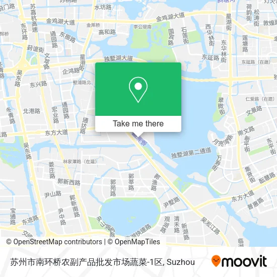 苏州市南环桥农副产品批发市场蔬菜-1区 map
