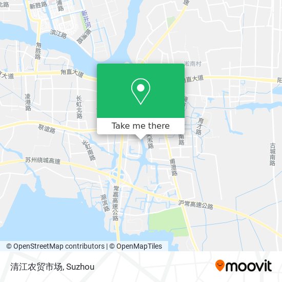 清江农贸市场 map