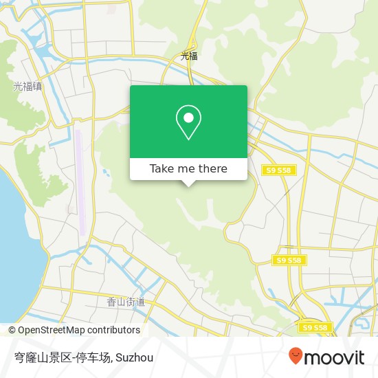 穹窿山景区-停车场 map