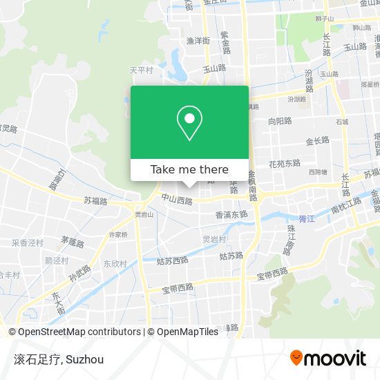 滚石足疗 map