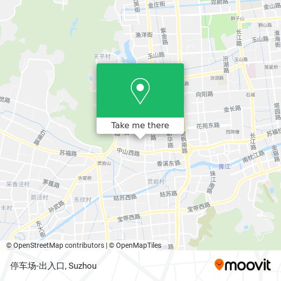 停车场-出入口 map