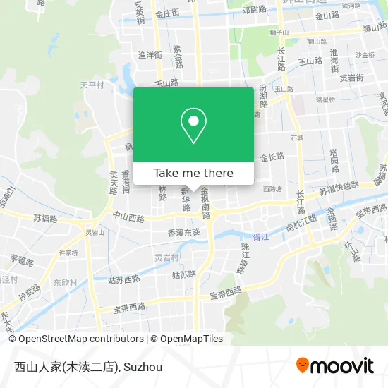 西山人家(木渎二店) map