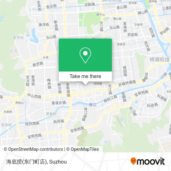 海底捞(东门町店) map