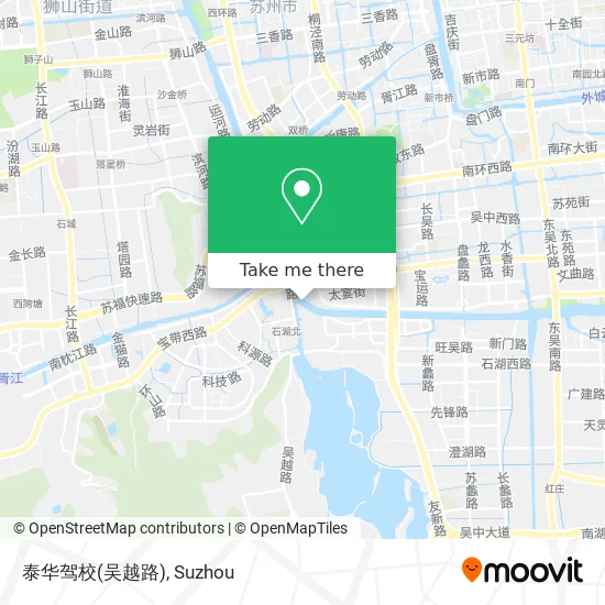 泰华驾校(吴越路) map