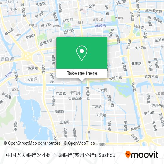 中国光大银行24小时自助银行(苏州分行) map